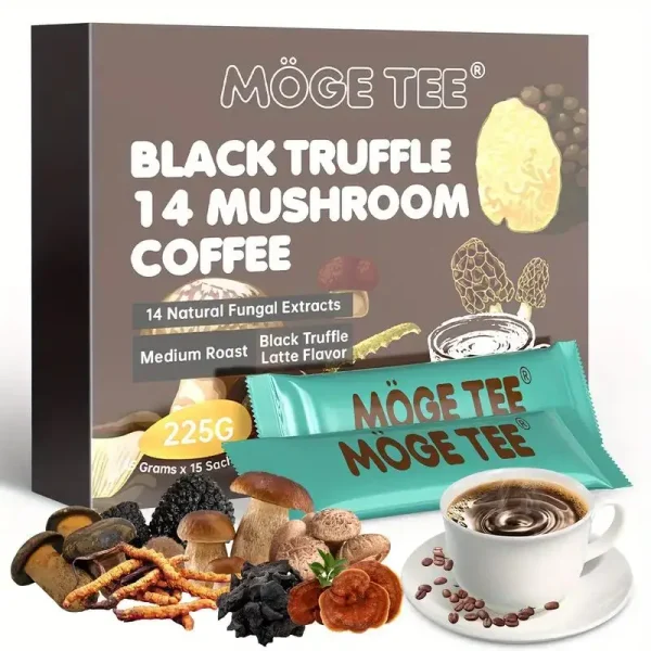 MOGE TEE 14 Mushroom Coffee, Black Truffle Latte