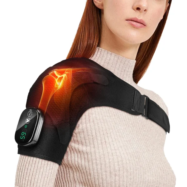 Electric Heating Pad Shoulder Massager Physiotherapy Arthritis Joint Pain Relief Belt